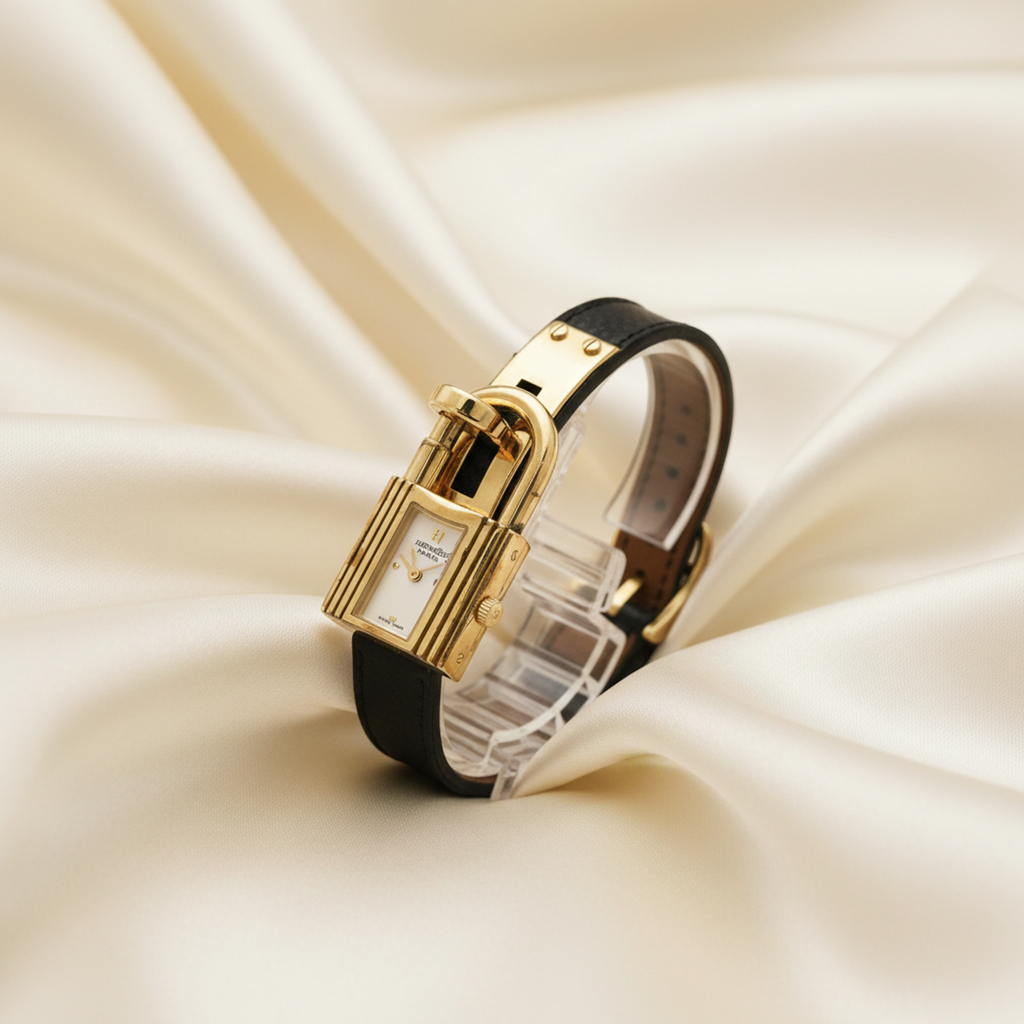 Hermès Kelly · Gold Plated · Quartz