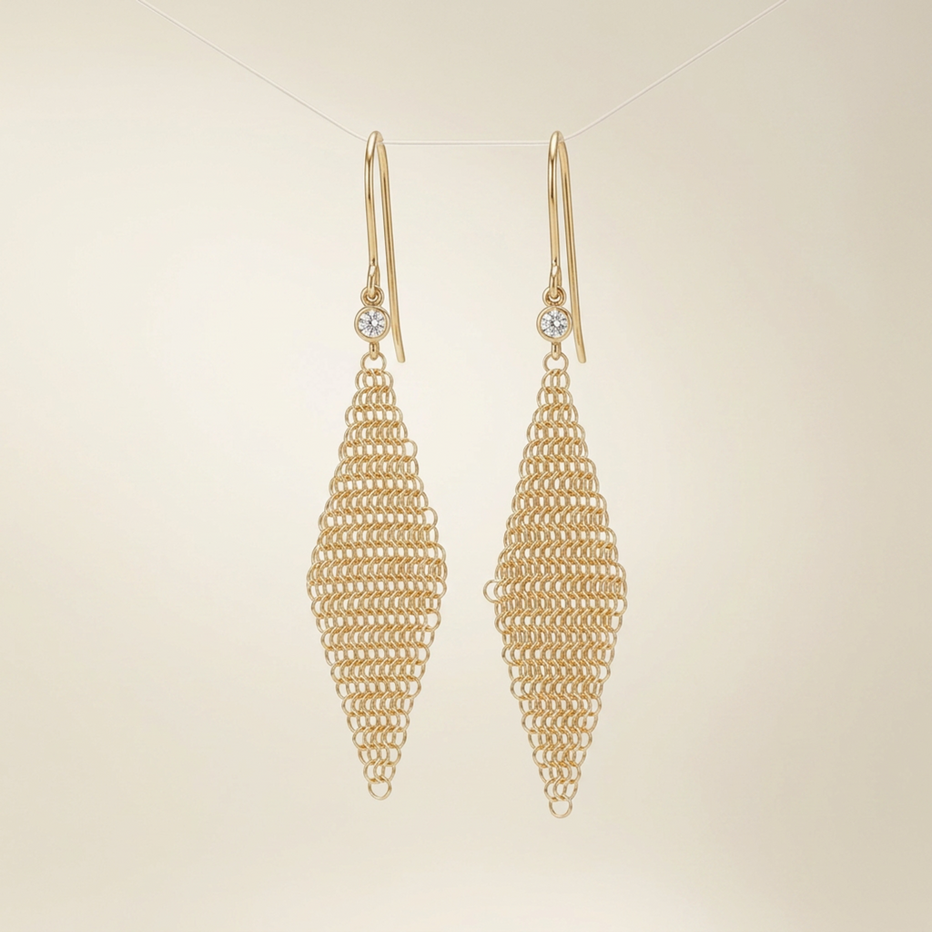 Tiffany Elsa Peretti Mesh · Diamond · Rose Gold