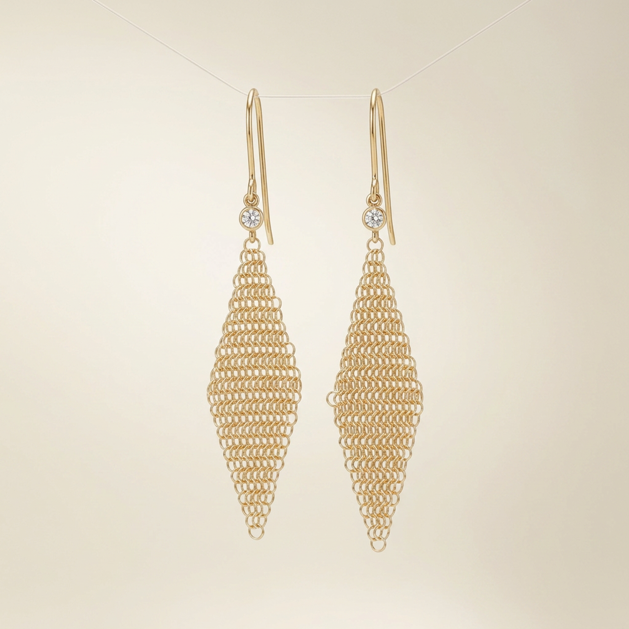 Tiffany Elsa Peretti Mesh · Diamond · Rose Gold