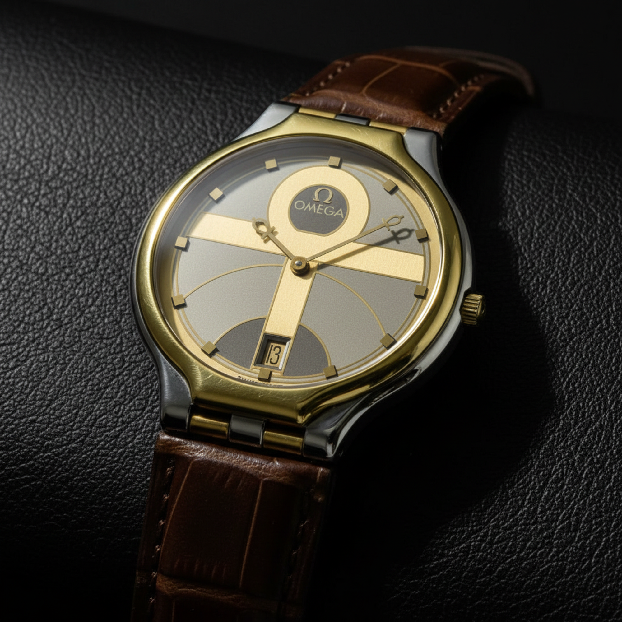 Omega De Ville Symbol · 18K Gold · Steel