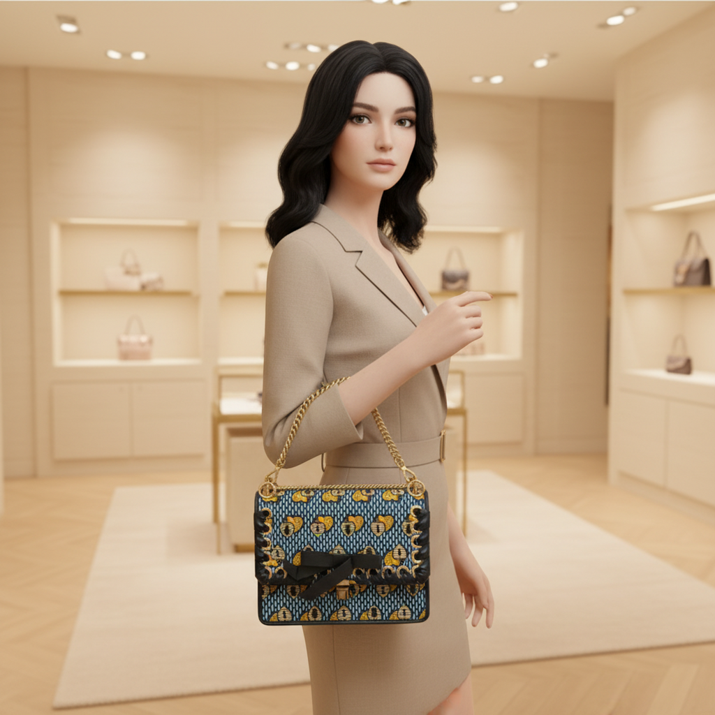 Fendi Kan I · Velvet & Leather