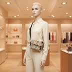 Burberry Paddy · Check Nylon Crossbody