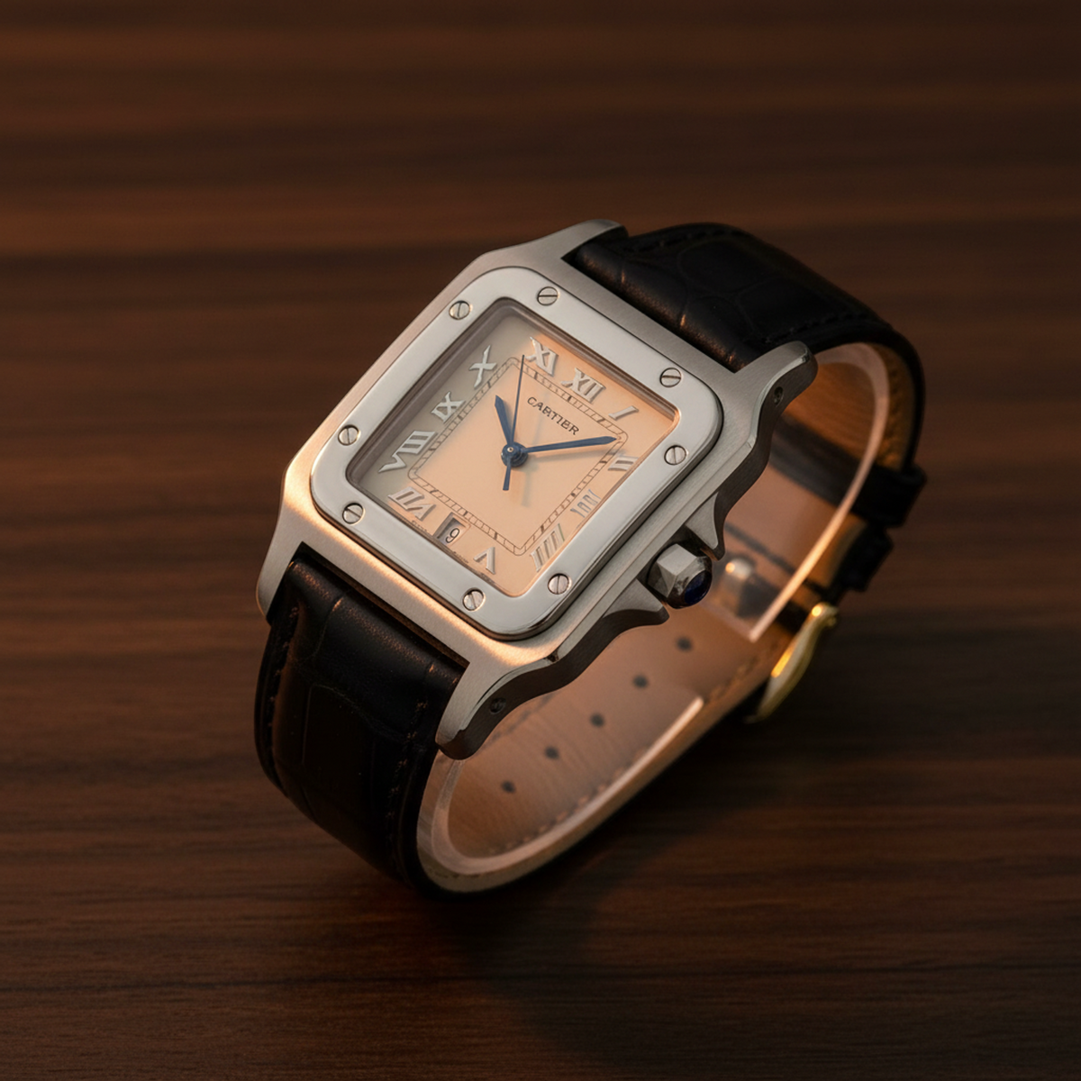 Cartier Santos Galbee · Steel · Quartz