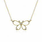 Tiffany Butterfly · Diamond · 18K Yellow Gold