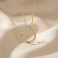 Tiffany T Circle · 18K Yellow Gold · Diamond
