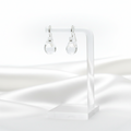 Tiffany Teardrop · Crystal · 18K White Gold