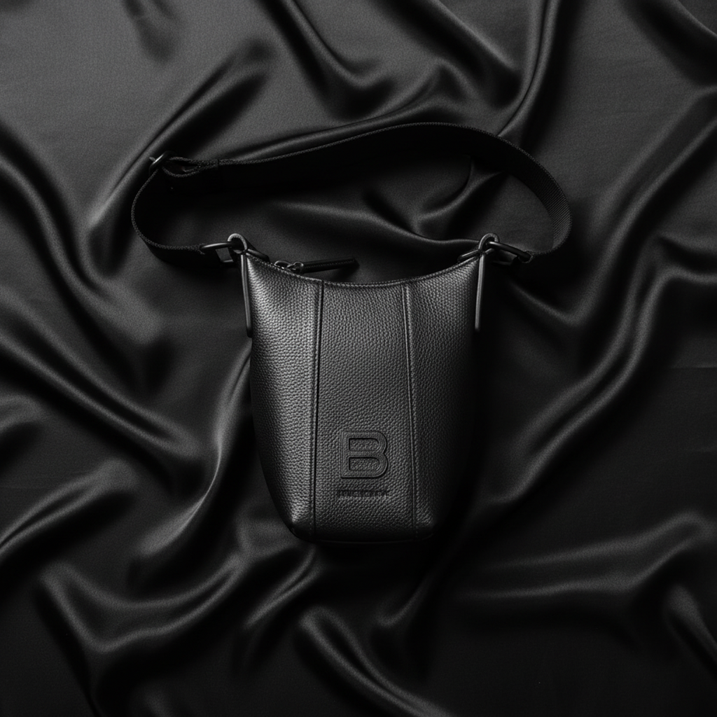 Balenciaga Hourglass · Leather Pouch
