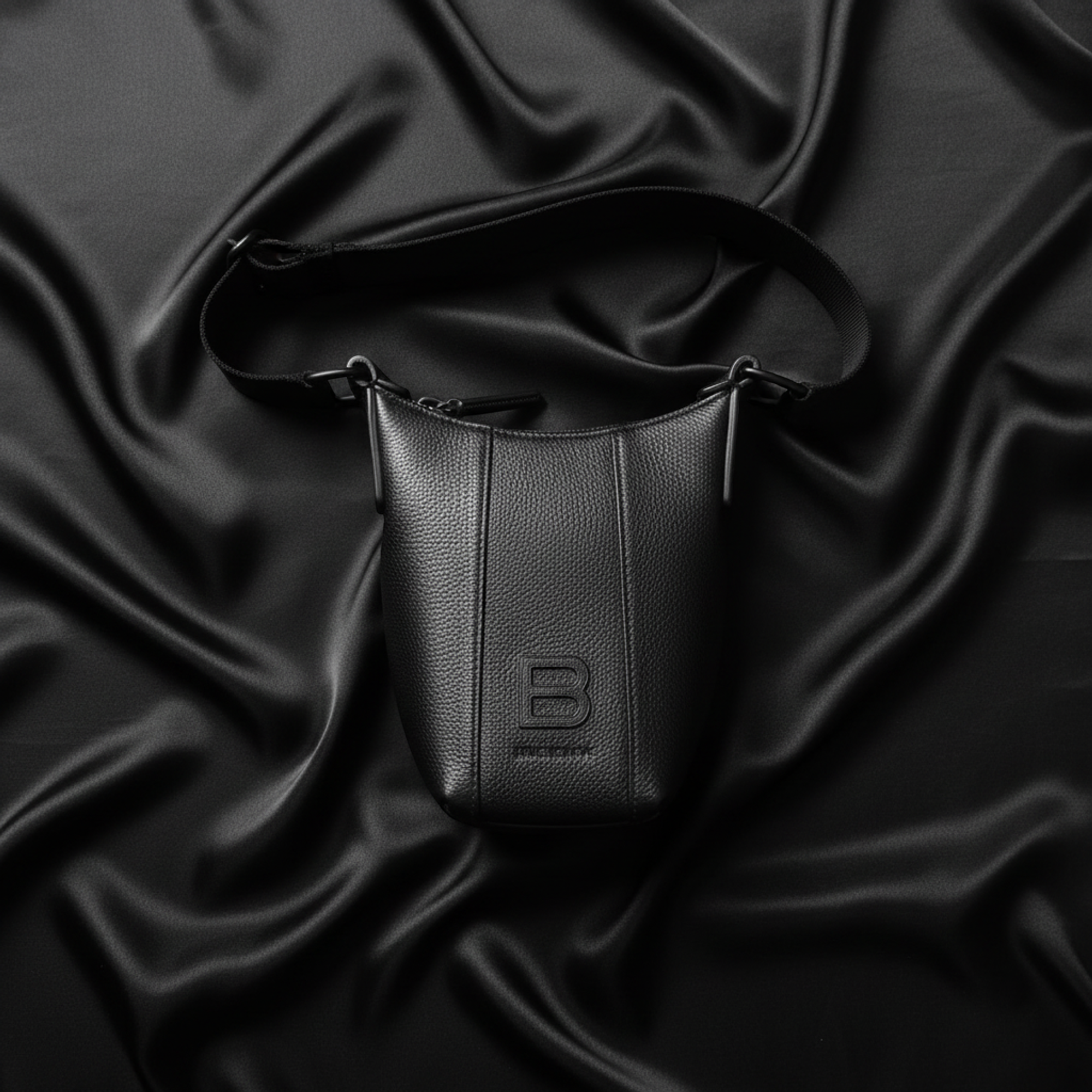 Balenciaga Hourglass · Leather Pouch