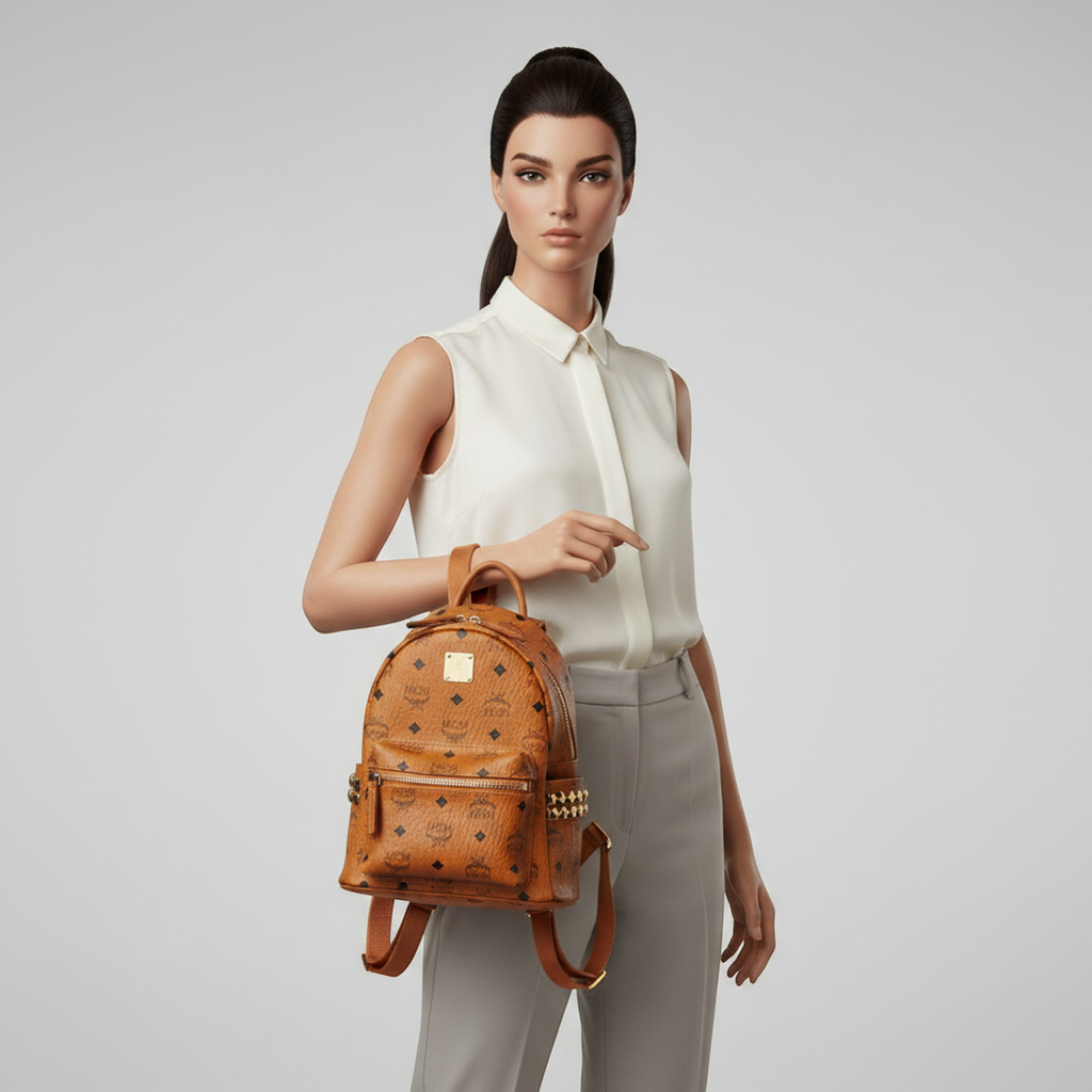 MCM Visetos · Mini Backpack