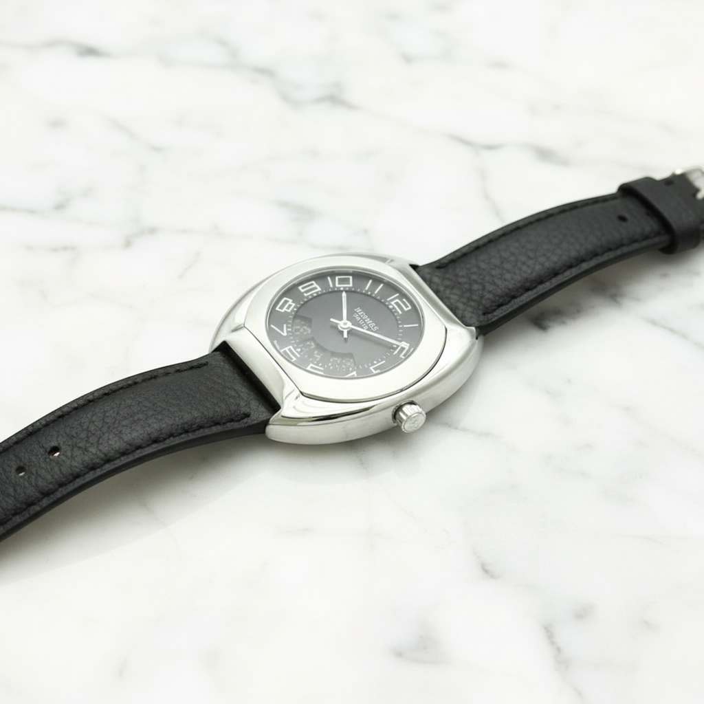Hermès Espace · Steel · Quartz