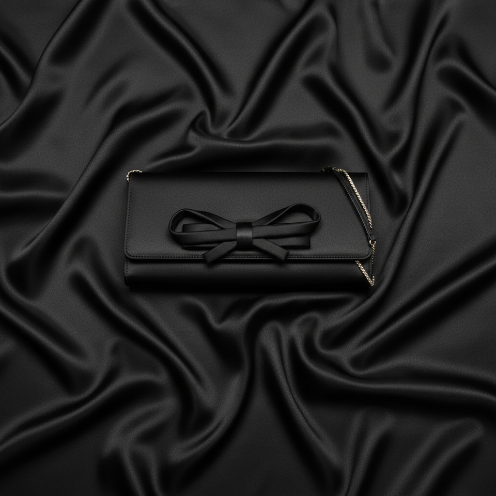 Valentino Garavani · Satin Ribbon Chain Pouch