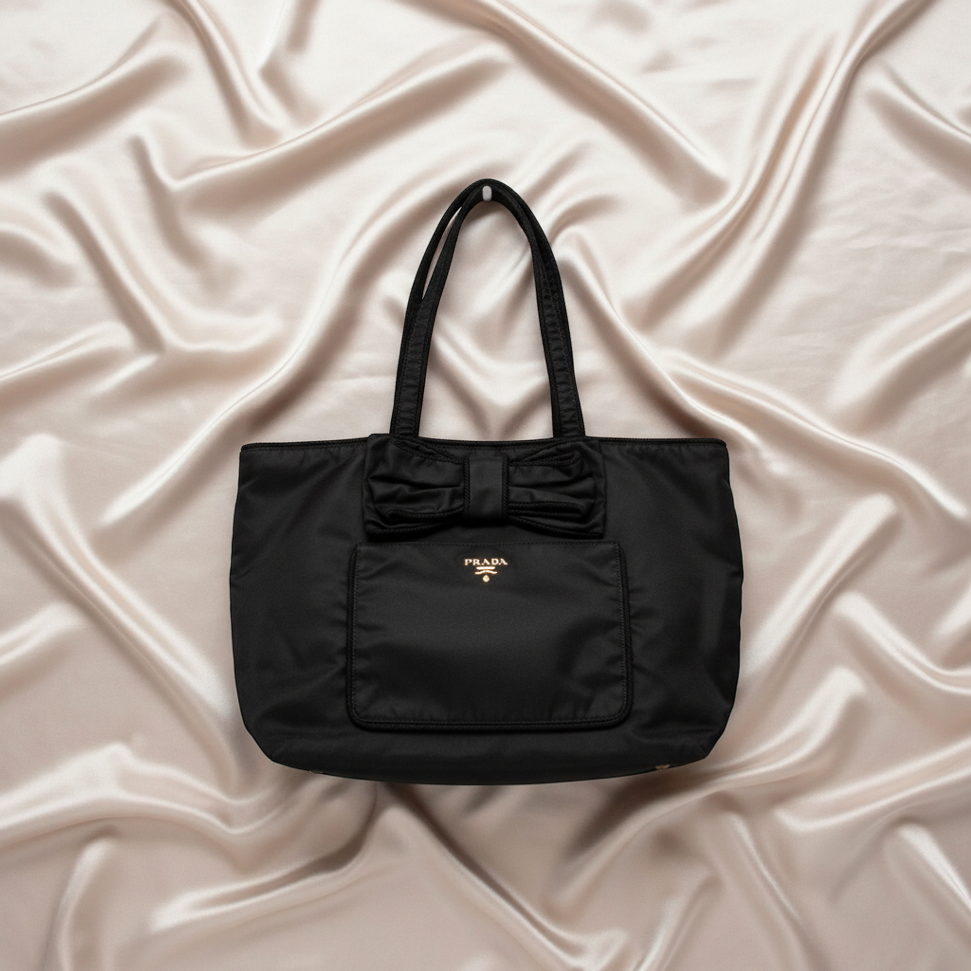 Prada Tessuto · Ribbon Tote · Nylon