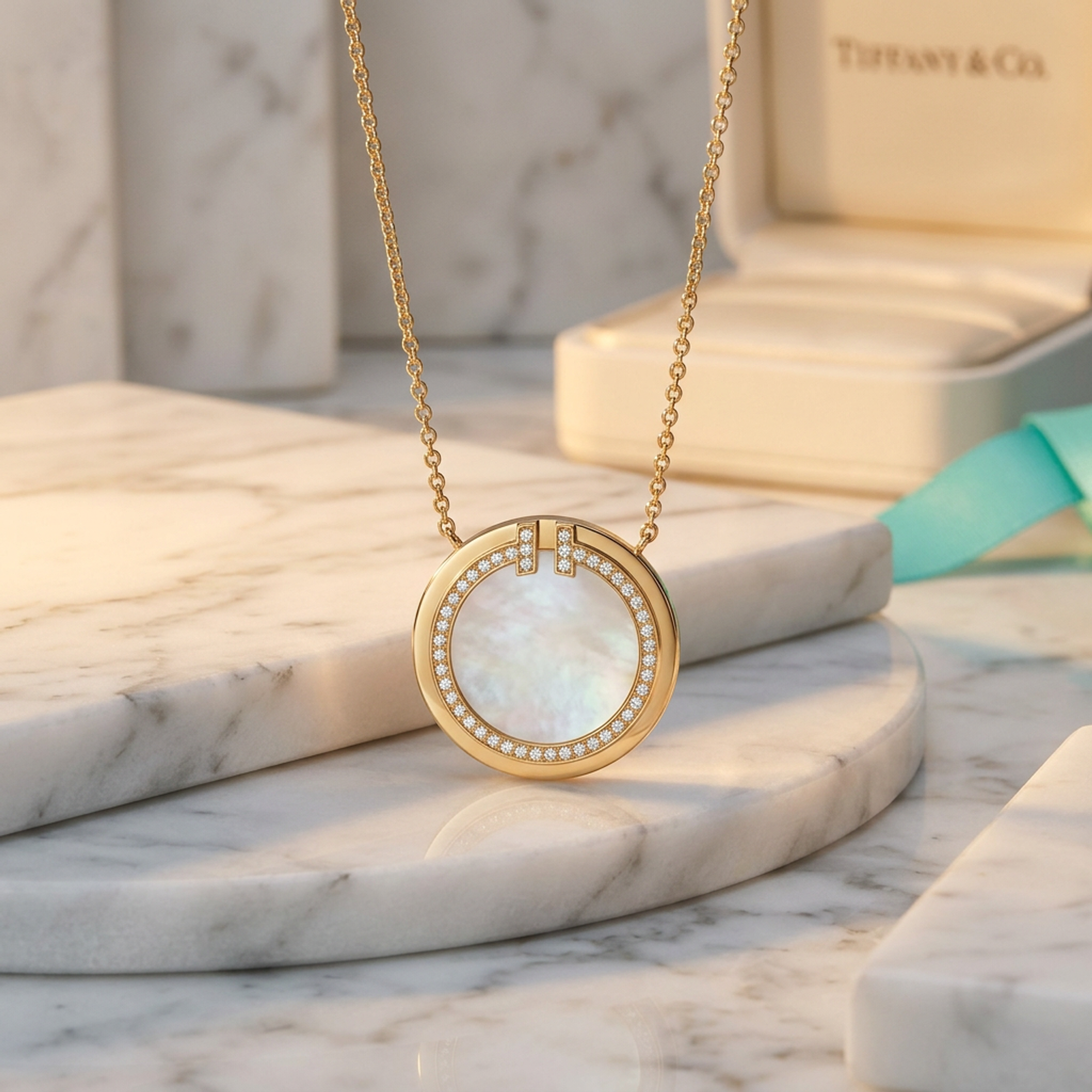 Tiffany TTWO Circle · Rose Gold · Diamond