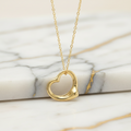 Tiffany Open Heart · 18K Yellow Gold