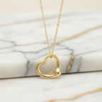 Tiffany Open Heart · 18K Yellow Gold