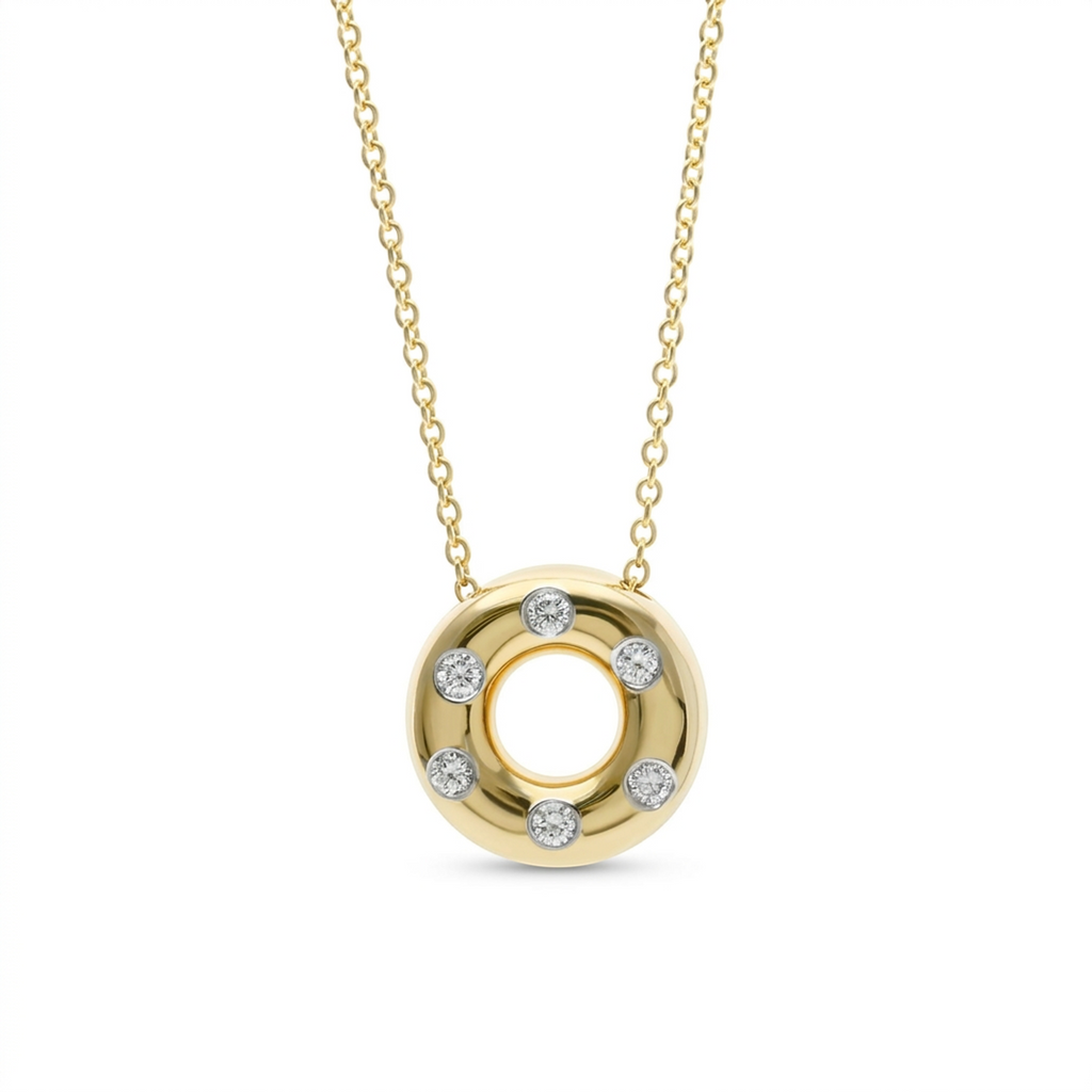 Tiffany Dots Circle · Diamond · Platinum