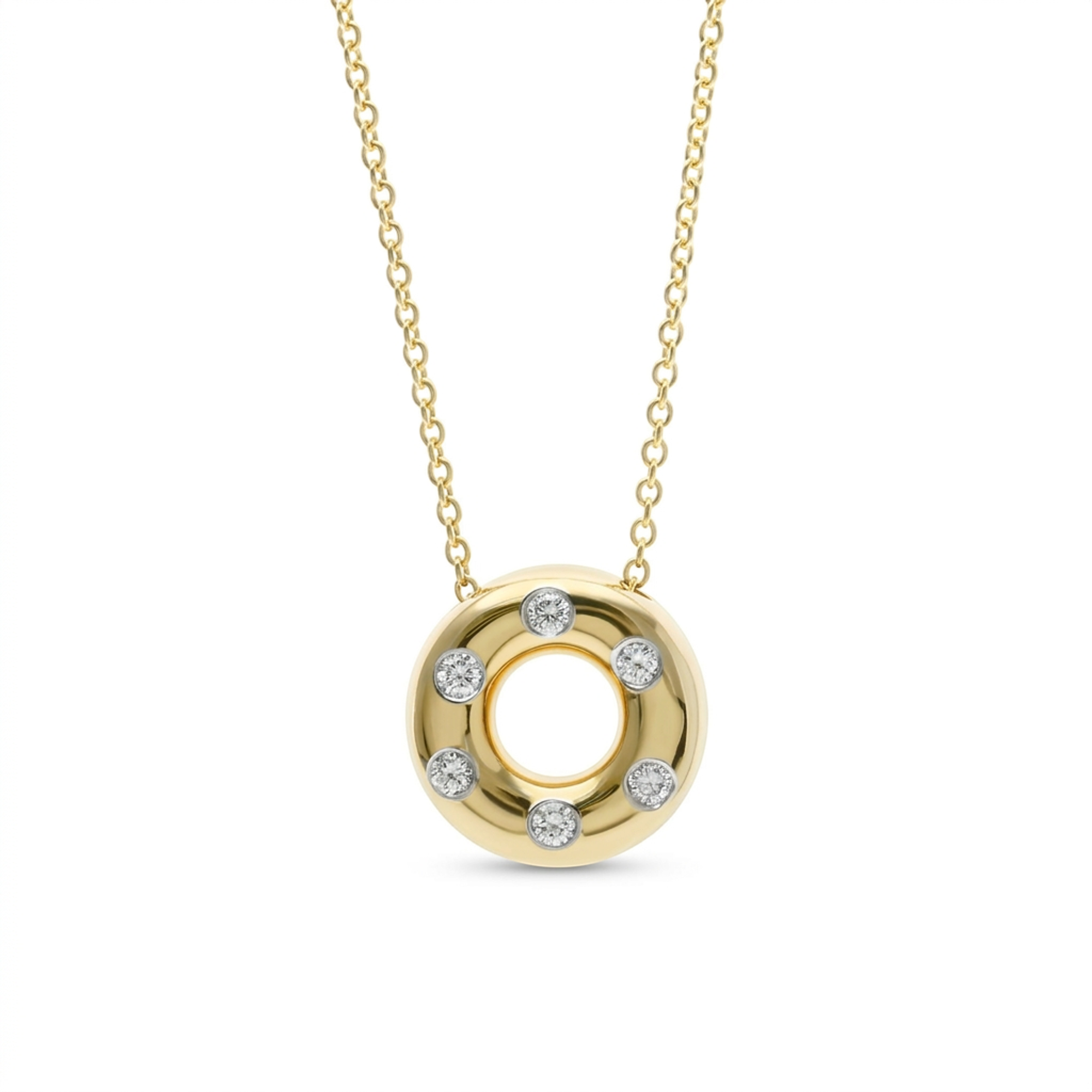 Tiffany Dots Circle · Diamond · Platinum