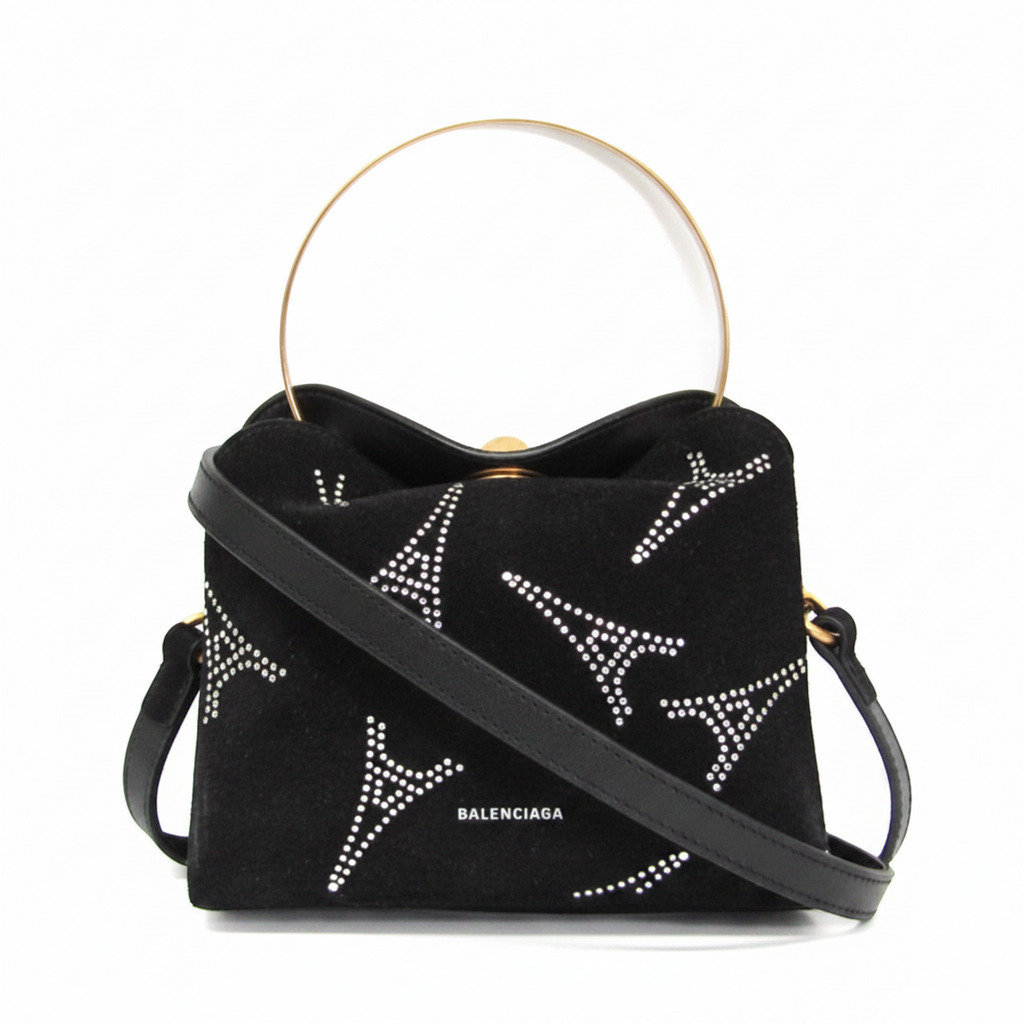 Balenciaga · Rhinestone Suede