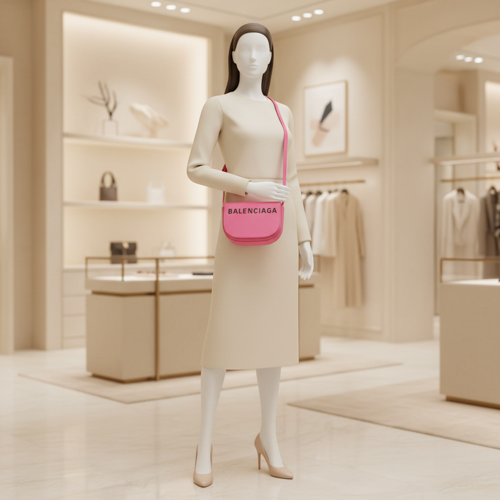 Balenciaga Ville · Leather Shoulder Bag