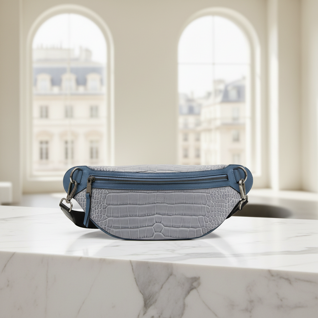 Jimmy Choo · Embossed Leather Belt Bag