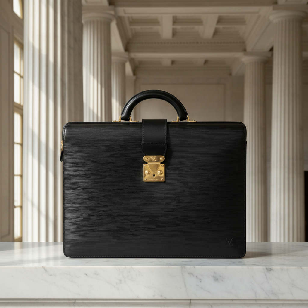 Louis Vuitton Epi Serviette Fermoir