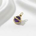 Pomellato Amethyst Charm · 18K Yellow Gold