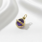 Pomellato Amethyst Charm · 18K Yellow Gold
