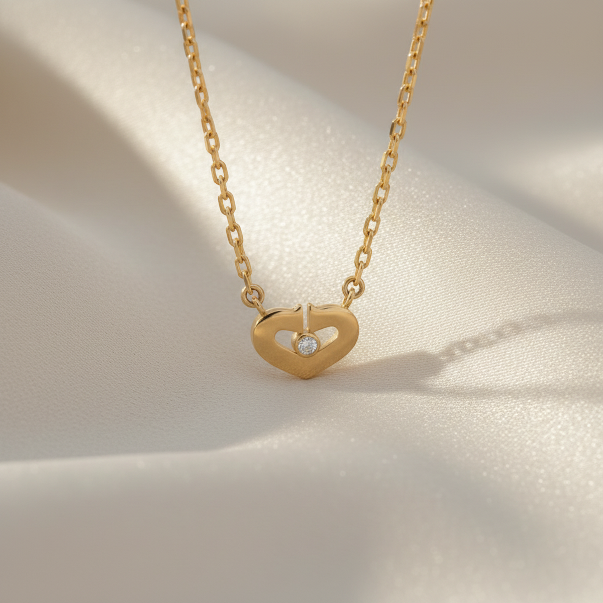 Cartier C Heart · Diamond · Rose Gold