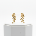 Tiffany Olive Leaf · Rose Gold Studs