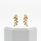 Tiffany Olive Leaf · Rose Gold Studs