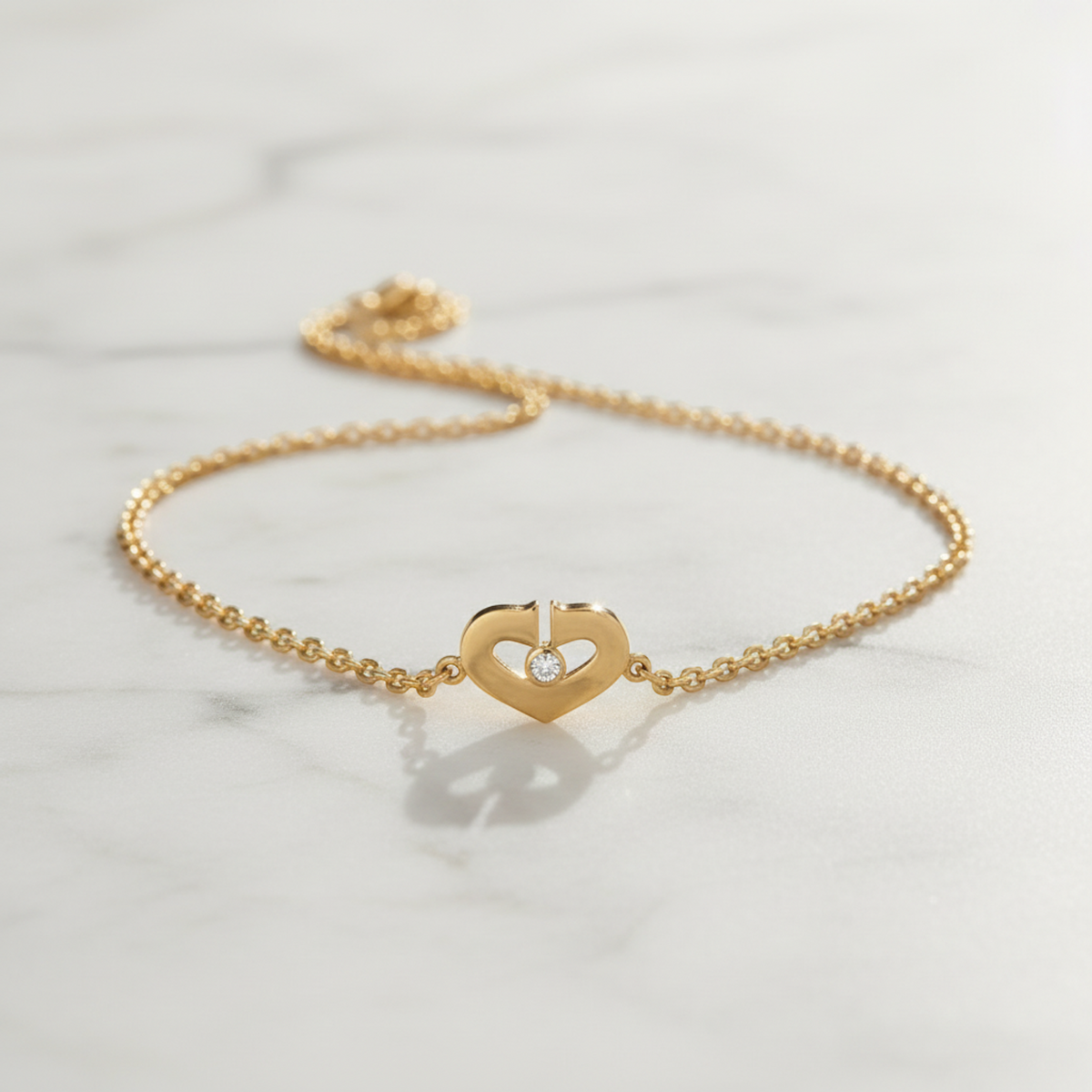 Cartier C Heart · Rose Gold · Diamond