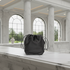 Jil Sander Drawstring · Leather & Satin