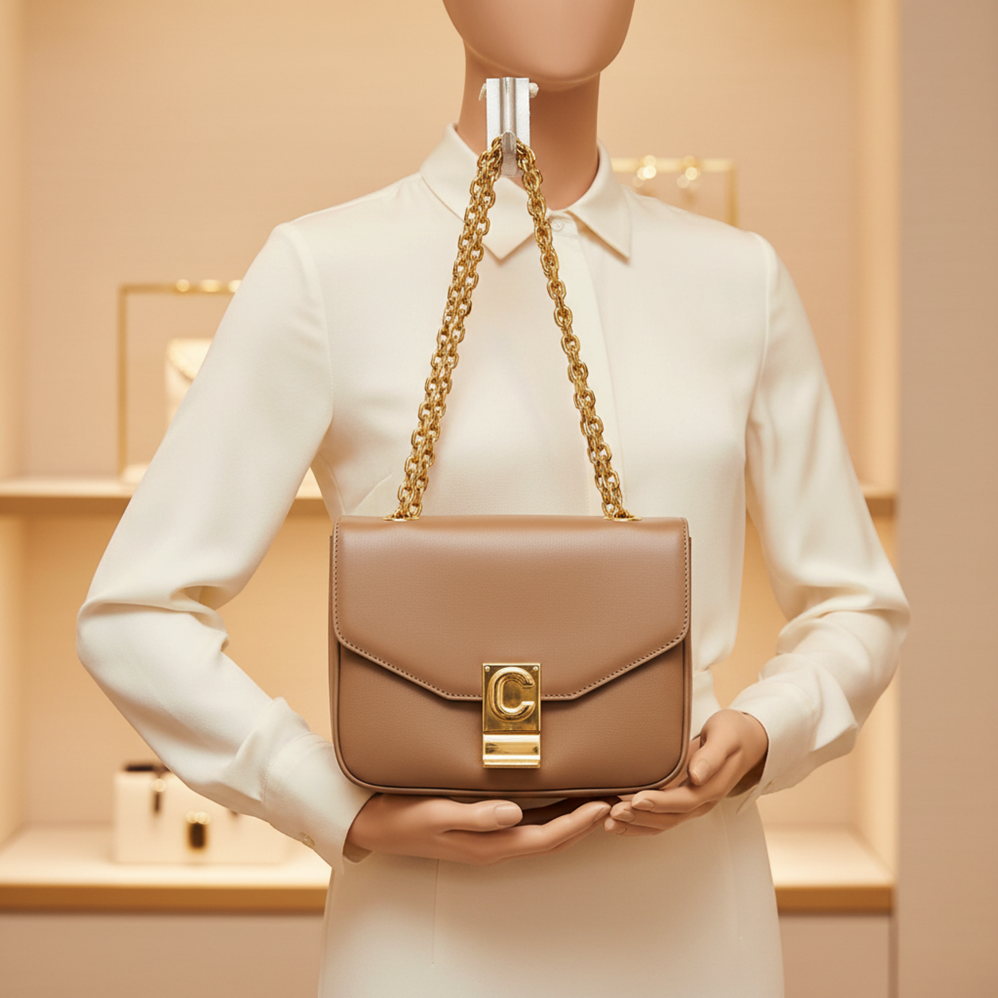 Celine C Small · Chain Shoulder