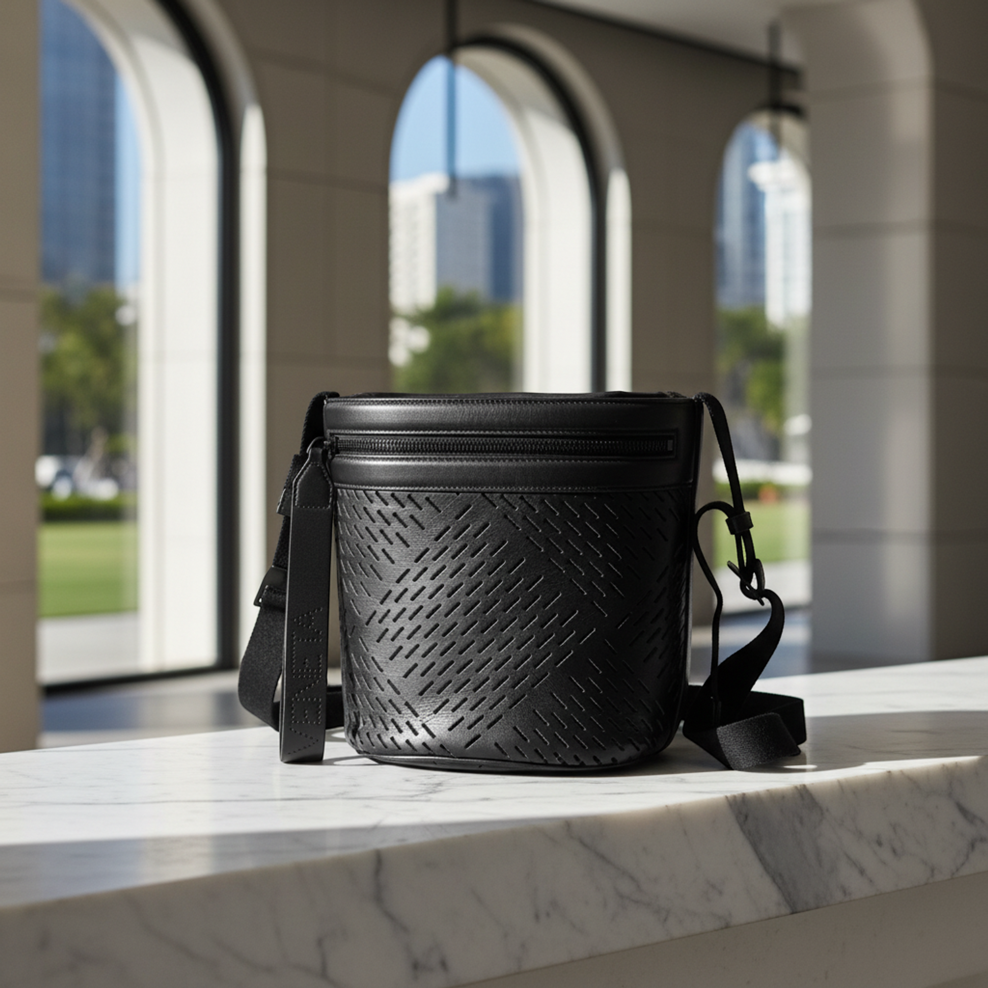 Bottega Veneta Drawstring Bucket · Leather