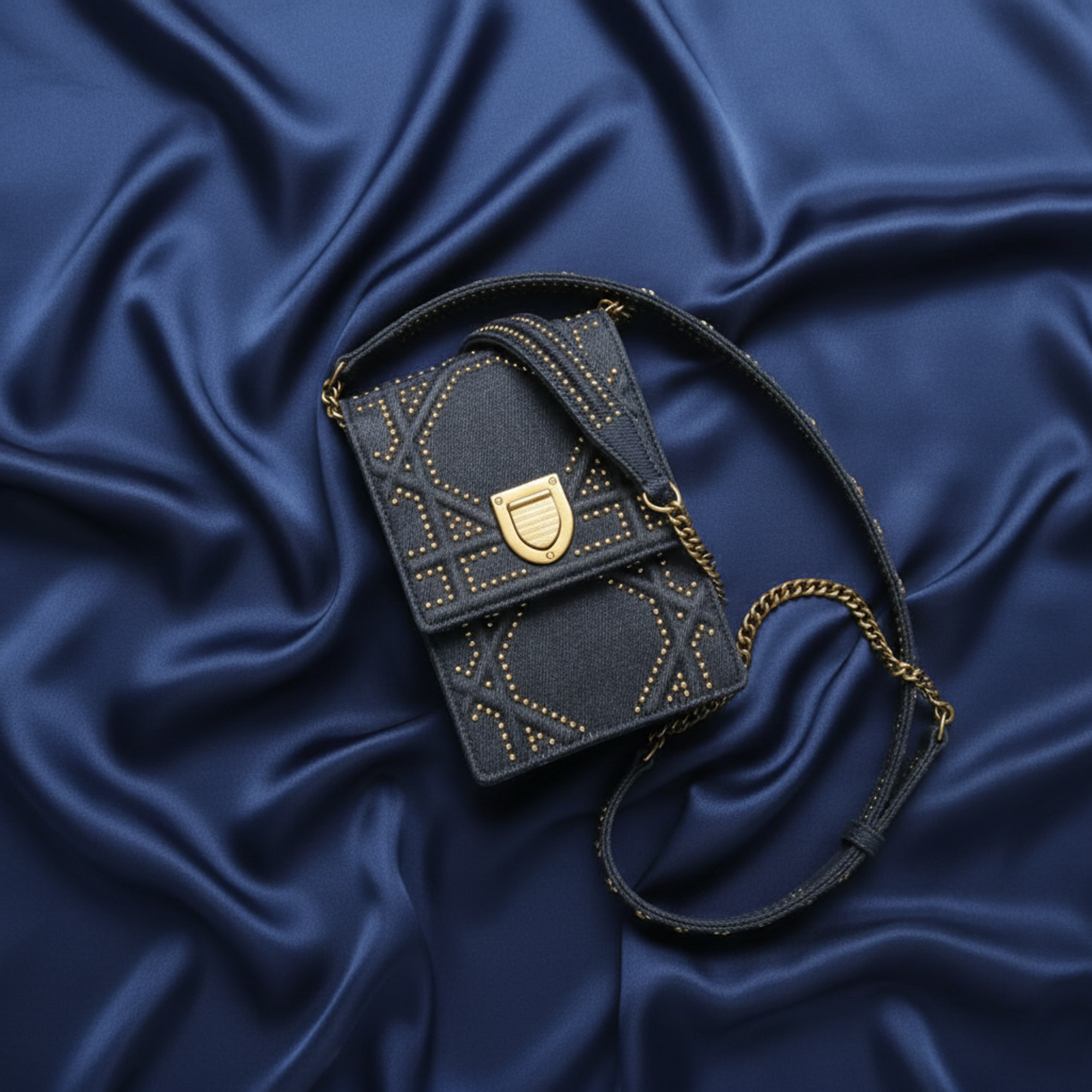Christian Dior Diorama · Studded Denim