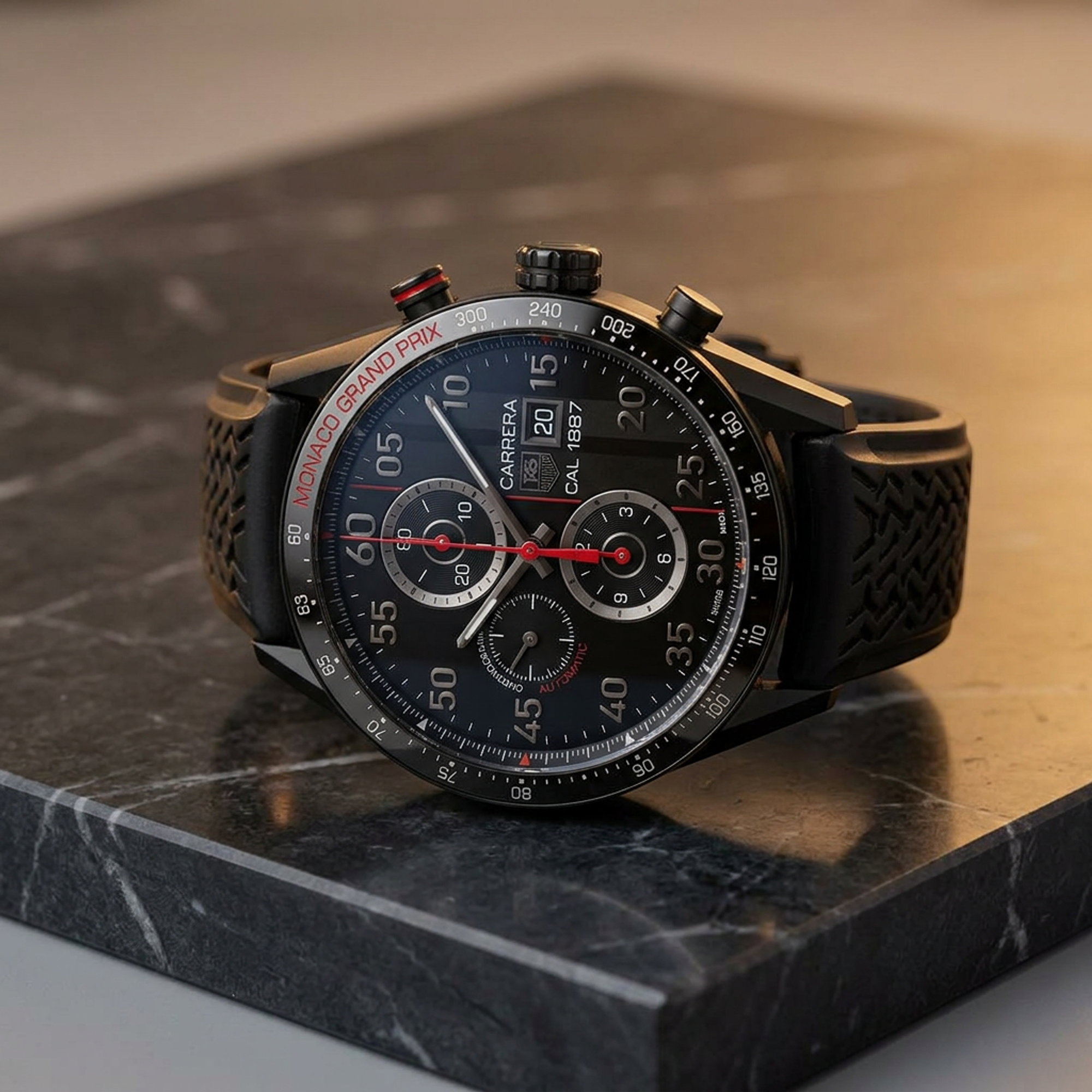 Tag Heuer Carrera · Monaco Grand Prix · Titanium