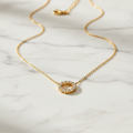 4°C Circle Diamond · 18K Yellow Gold