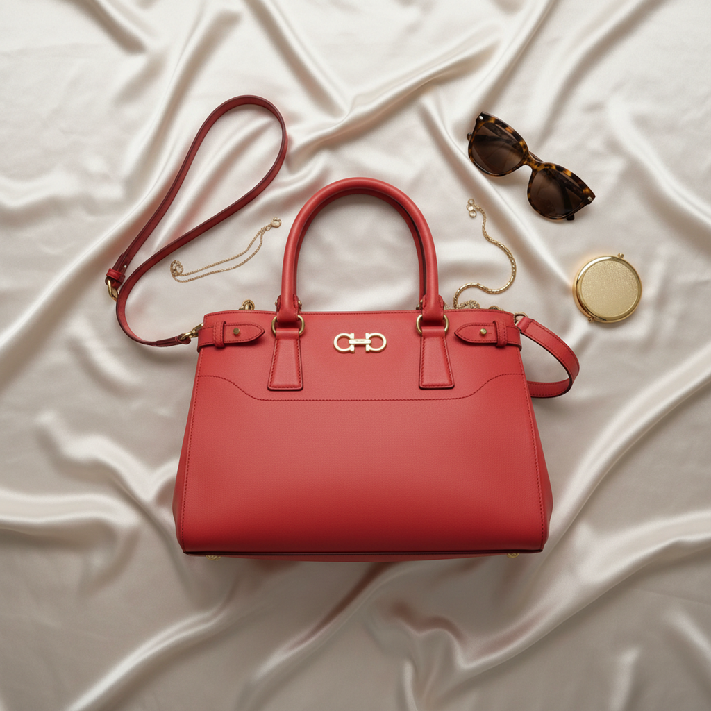 Salvatore Ferragamo Gancini · Leather