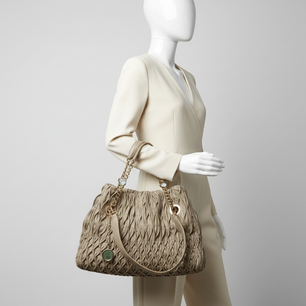 Bvlgari Monete · Leather Tote