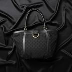 Gucci GG Canvas Tote · Leather Trim