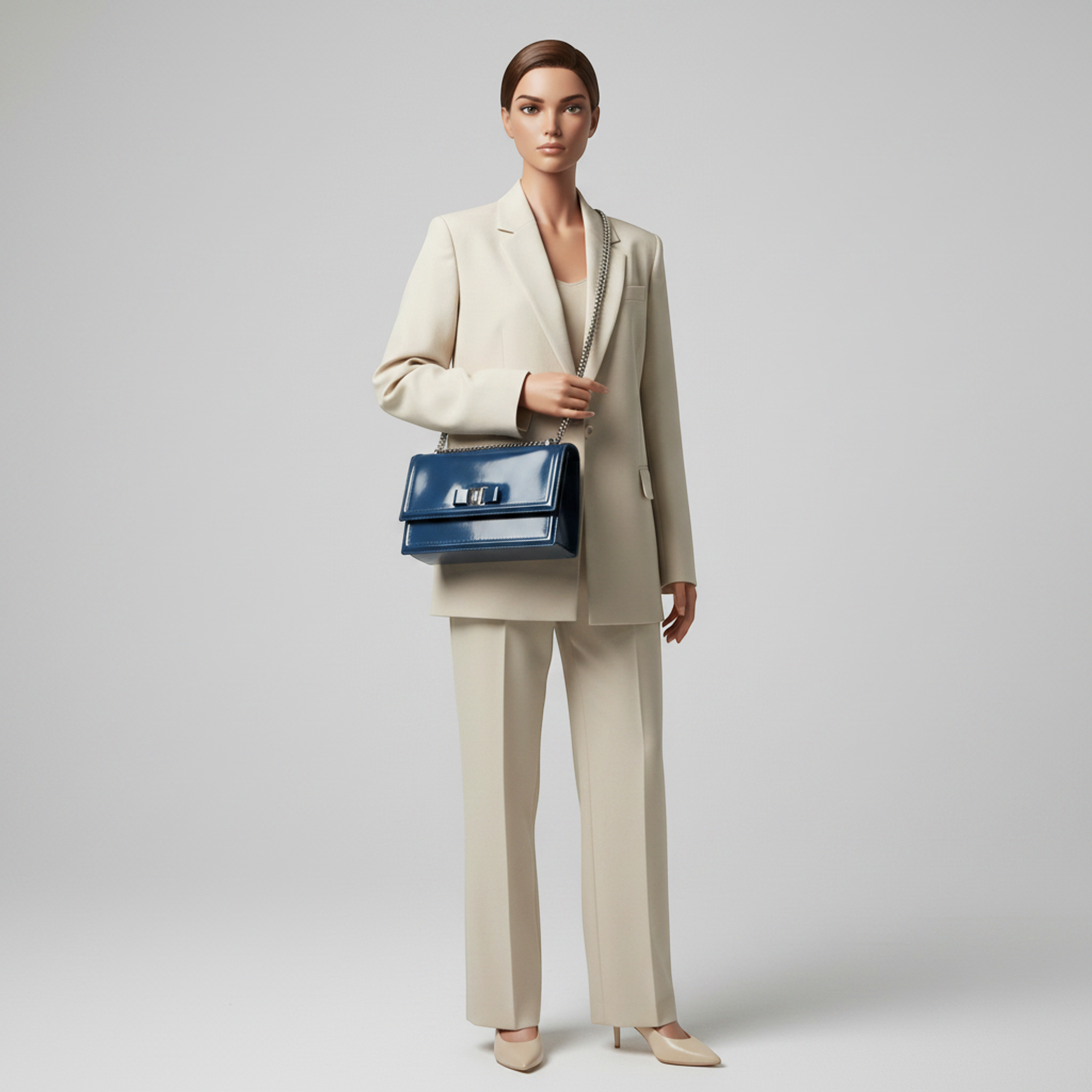 Salvatore Ferragamo Vara · Enamel Leather