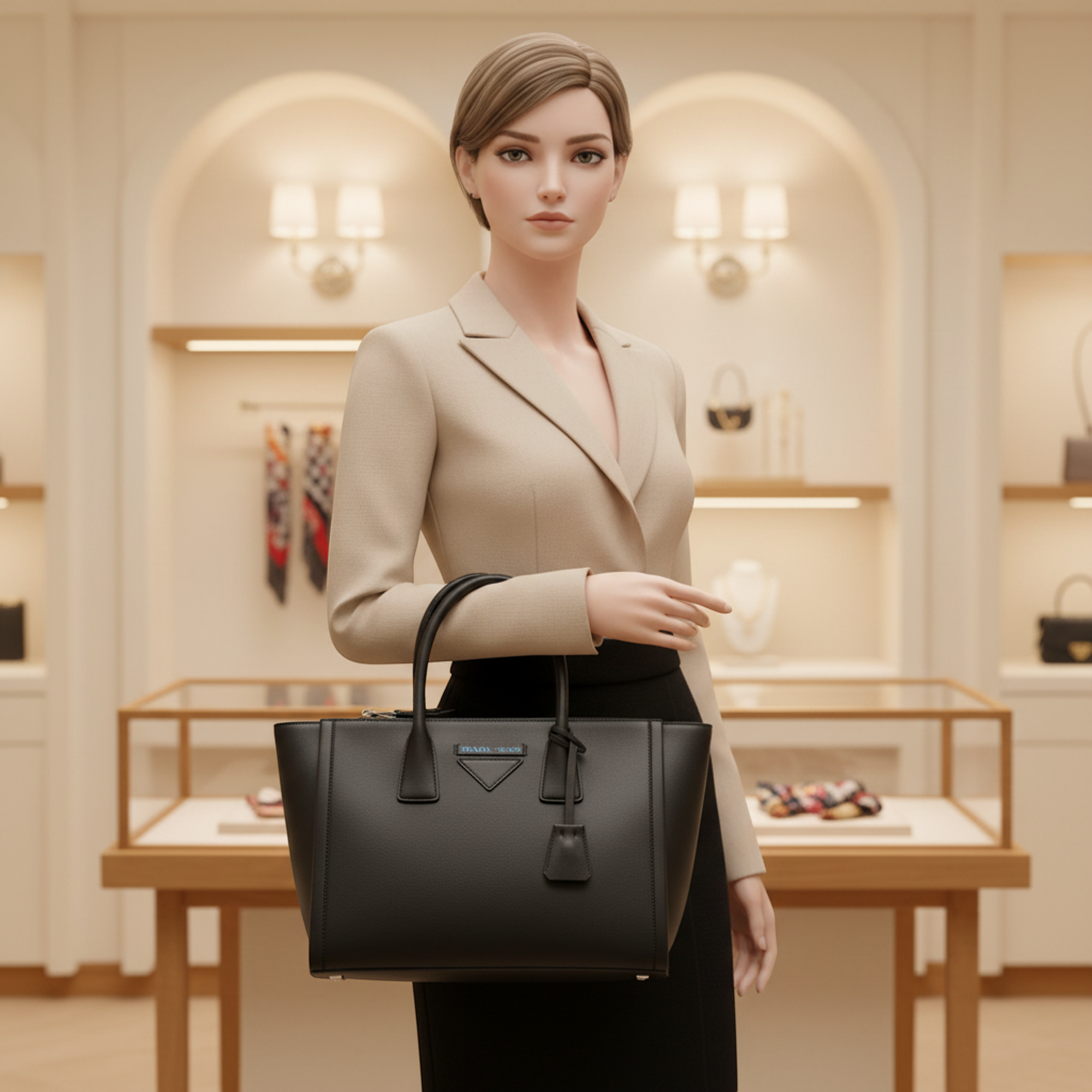 Prada Grace Lux · Leather Tote