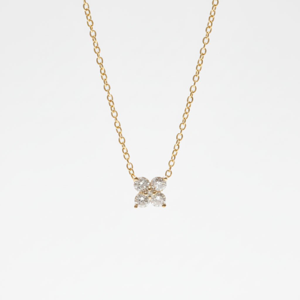 Ponte Vecchio · Diamond Pendant · Rose Gold
