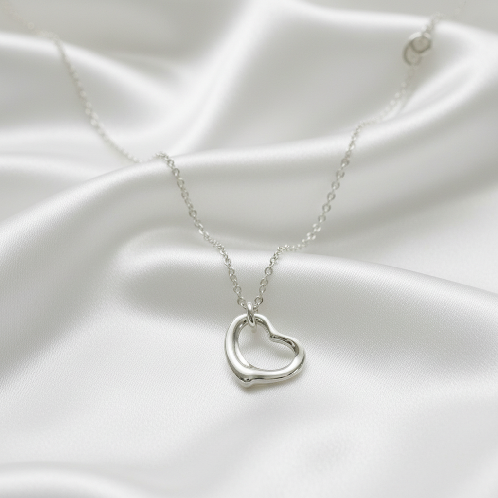 Tiffany Open Heart · Platinum