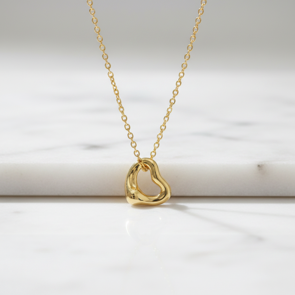 Tiffany Open Heart · 18K Yellow Gold