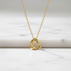 Tiffany Open Heart · 18K Yellow Gold