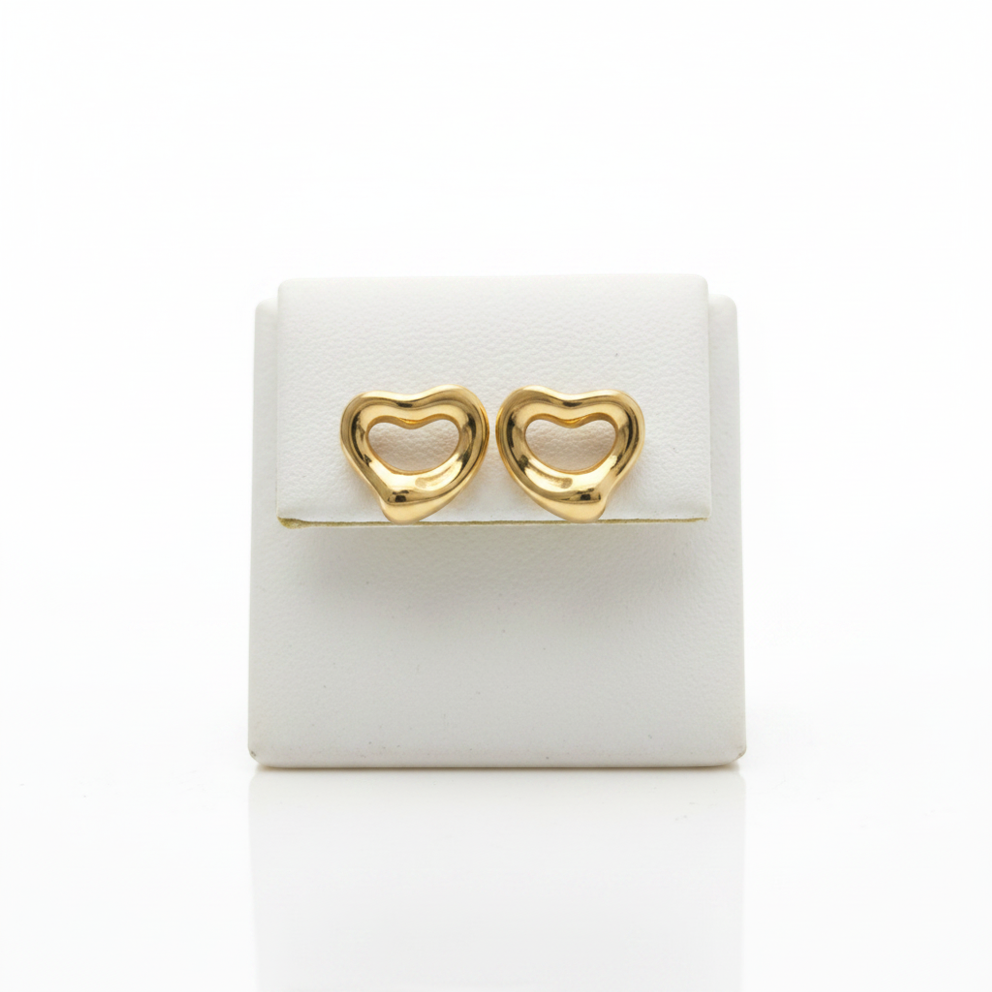 Tiffany Open Heart · Rose Gold · Studs