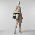 Burberry Large Bucket · Canvas & Leather