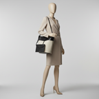 Burberry Large Bucket · Canvas & Leather