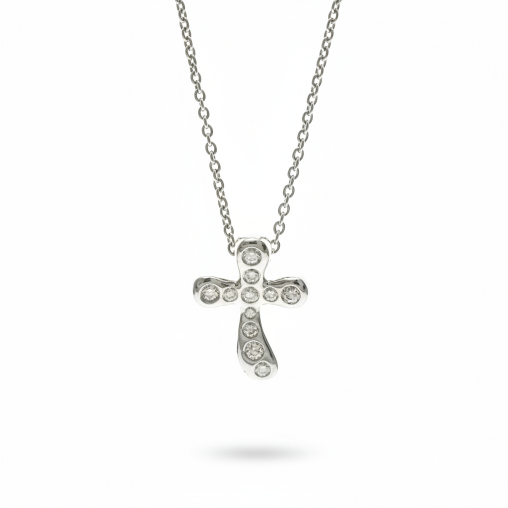 Tiffany Cross Diamond · Platinum